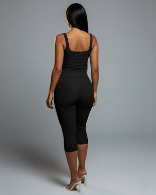 MATILDA Lace Up Top & Capri Pants Set