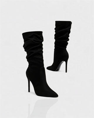 SANYA Slouchy Pointed-Toe Stiletto Boots
