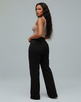 TINAY High Waist Multi-zipper Loose Pants