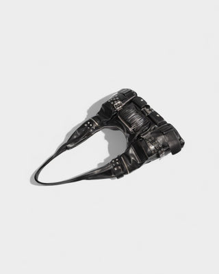 BRINA Multi-Pocket Buckle Shoulder Bag