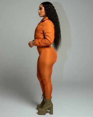 POPPY Crop Jacket Jumpsuit