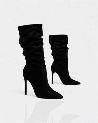 SANYA Slouchy Pointed-Toe Stiletto Boots