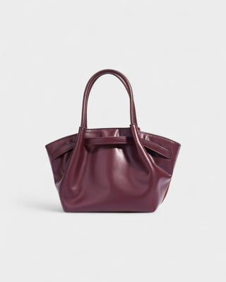 EVANNA Faux Suede Leather Shoulder Tote Bag