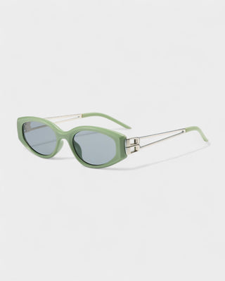AKARI Modern Cateye Sunglasses with Geometric Arms