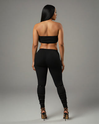 ZAYANI Cutout Halter Jumpsuit