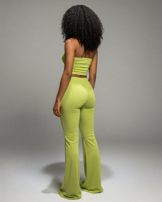 CASHLEY Bandeau Top and Flare Pants Set