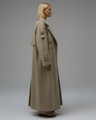 AIDA Oversized Drop-Shoulder Wool Coat